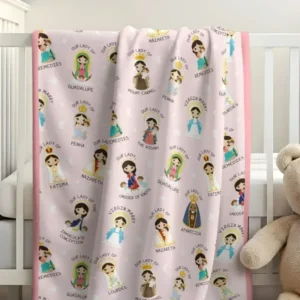 Little Marian Blessings Bamboo Blanket