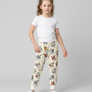 Hispanic Traditional Folkloric Dress Bamboo Jogger