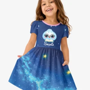 Cute Dumpling Bamboo Twirl Dress