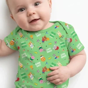 The World Cup Soccer Animals Bamboo Bodysuit