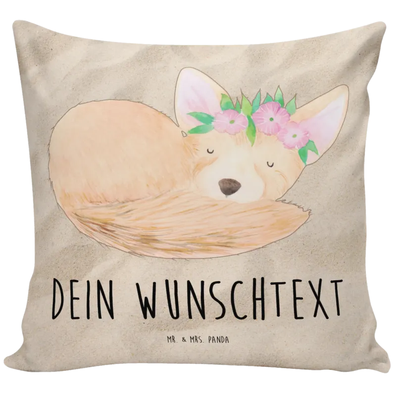 Personalisiertes Kissen Wüstenfuchs Blumen|p:1204524|h:011fade79e7ee2a16ddd49d6dd2883a8