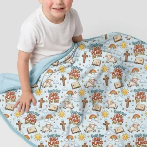 God's Got Big Plans For Me Bamboo Blanket