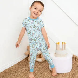 Easter Silly Goose Bamboo Two Piece Short Sleeve Pajama Set
