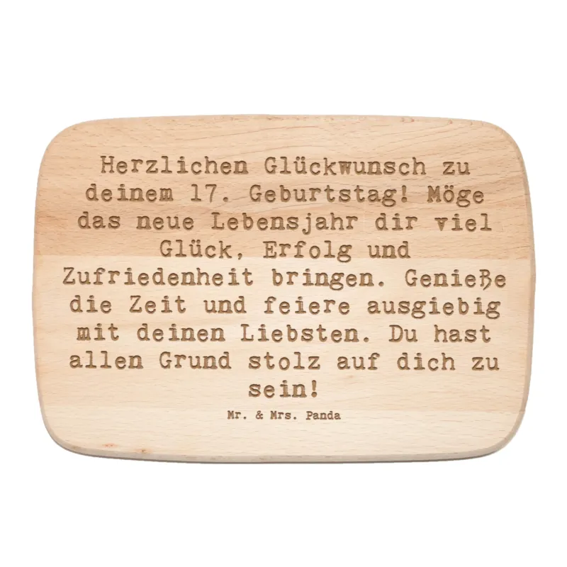 Frühstücksbrett Spruch 17. Geburtstag|p:1727740|h:e5851f24fe37e173412905d8f91484d1