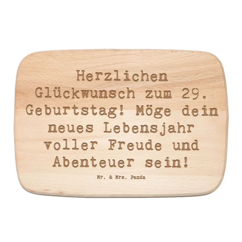 Frühstücksbrett Spruch 29. Geburtstag Glückwunsch|p:1729755|h:79283a8974c21df066b225f43018d35b
