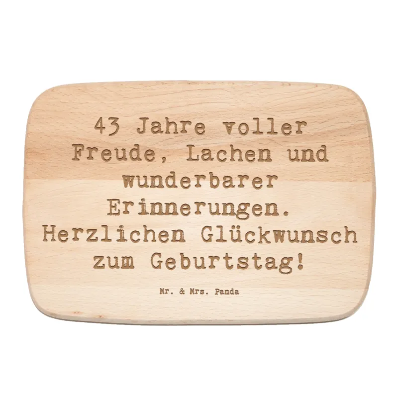 Frühstücksbrett Spruch 43. Geburtstag Freude|p:1732062|h:eb97c2d92ae0e0f7a57713ef28e7c375