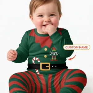 Funny Christmas - Family Matching Bamboo Two Piece Long Sleeve Pajama Set