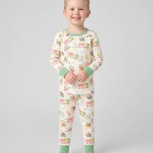 Play and Learn Bamboo Two Piece Long Sleeve Pajama Set