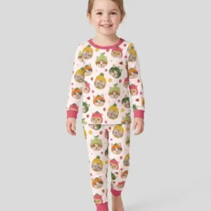 Organic Sweet Crews Two Piece Long Sleeve Pajama Set