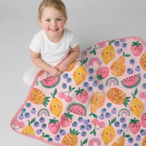 Fruitie Cuties Family Matching Bamboo Blanket
