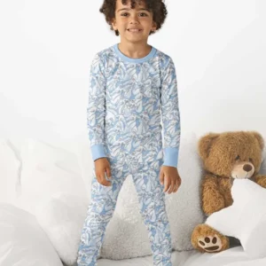Ghostly Threads Bamboo Two Piece Long Sleeve Pajama Set