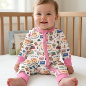 The Littlest Book Club Member Custom Name Bamboo Convertible Zippy