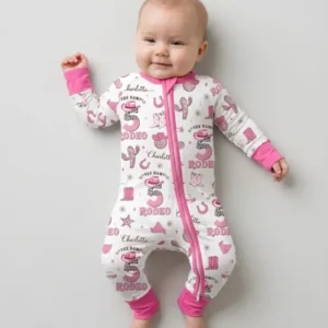 Personalized Birthday Rodeo Bamboo Convertible Zippy