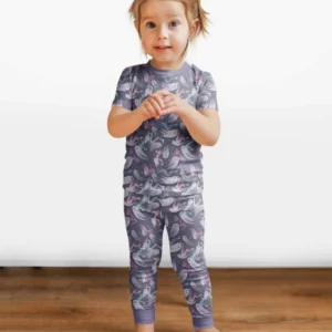 Whimsical Spirits Bamboo Two Piece Short Sleeve Pajama Set