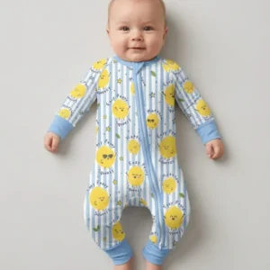 Easy Peasy Lemon Squeezy Custom Name Bamboo Convertible Zippy