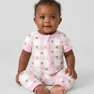 Plaid Pals Family Matching Bamboo Shorty Zippy
