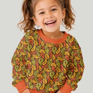 Retro Haunts & Happy Boos Bamboo Crewneck Sweatshirt