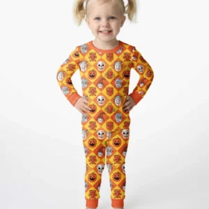 Monster Mix Bamboo Two Piece Long Sleeve Pajama Set