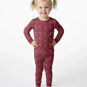 Doodle Sports Bamboo Two Piece Long Sleeve Pajama Set