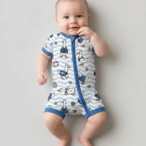 Silly Goose Sailor Bamboo Shorty Zippy