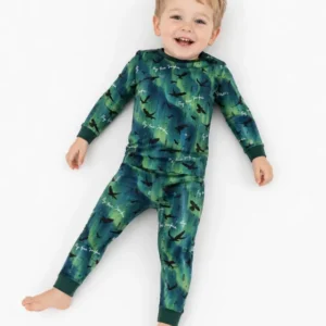 Fly Free Jackie Eagle Bamboo Two Piece Long Sleeve Pajama Set