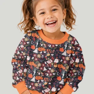 Cottagecore Spooky Garden Bamboo Crewneck Sweatshirt