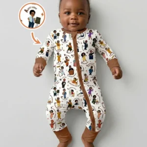 Black Legacy ABCs Family Matching Bamboo Convertible Zippy