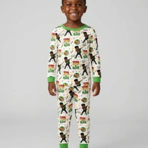 Black Boy Young Gifted & Black Bamboo Two Piece Long Sleeve Pajama Set