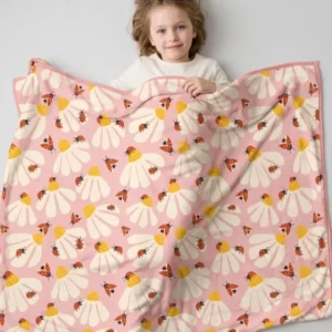 Lucky Little Bug Bamboo Blanket