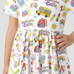 Kindergarten Cutie Bamboo Twirl Dress
