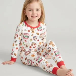 Better Not Pout Bamboo Two Piece Long Sleeve Pajama Set