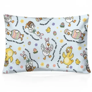 Easter Goose Family Matching Bamboo Pillow Case