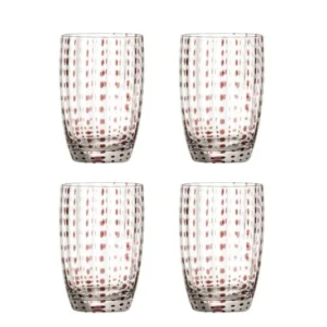 Trinkgläser Nola – mundgeblasenes Glas in verschiedenen Farben (4er-Set)