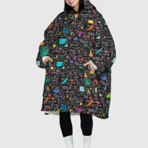 STEM Sketchbook Bamboo Blanket Hoodie