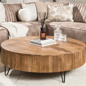Couchtisch Duna - aus Mangoholz ⌀ 120 cm