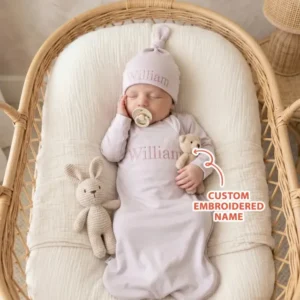 Personalized Embroidered Bamboo Welcome Home Bundle