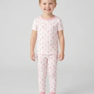 Coastal Keepsakes Family Matching Bamboo Two Piece Short Sleeve Pajama Set