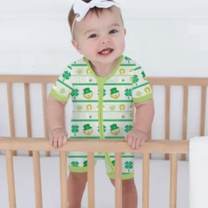 Happy Saint Patrick's Day Bamboo Shorty Zippy