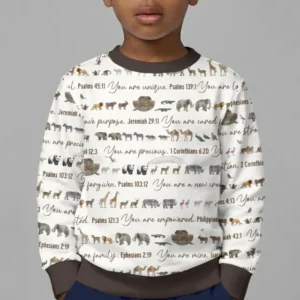 Biblical Noah's Ark Bamboo Crewneck Sweatshirt