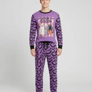Bats & Boos Family Matching Bamboo Men's Pajama Set