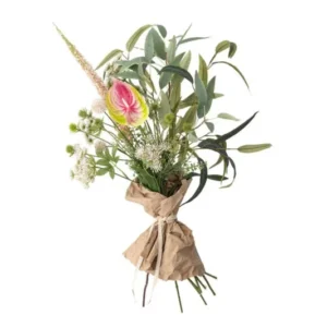 Künstlicher Blumenstrauß Belluno – Blüten in Creme- & Rosétönen