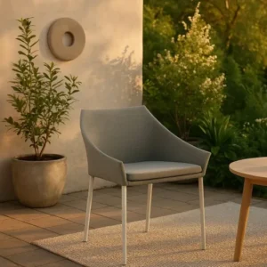 2er Set - Gartenstuhl Sophia aus Aluminium/Polyester