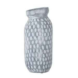 Vase "Rusti" - graue Keramikvase