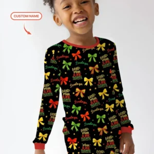 Little Miss Juneteenth Bamboo Two Piece Long Sleeve Pajama Set