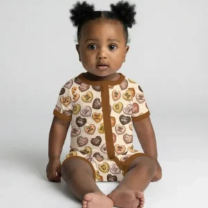 Black Month History Family Matching Bamboo Shorty Zippy