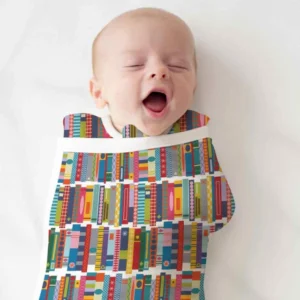 Rainbow Bookshelf Bamboo Sleep Bag Swaddler