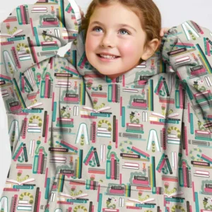 Bookworm Adventures Bamboo Blanket Hoodie