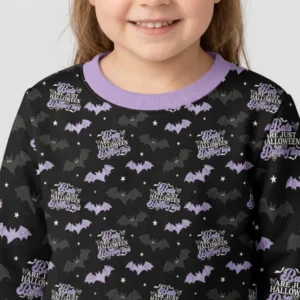 Halloween Butterflies Bamboo Crewneck Sweatshirt