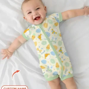 Retro Easter Bamboo Shorty Zippy