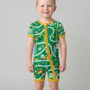 Little Builder Construction Zone Bamboo Shorty Zippy